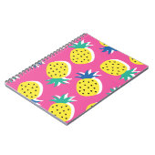 Ananas Crazy Kleuren: Kinderachtige Pop-Art. Notitieboek (Linkerzijde)
