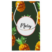 Ananas Custom Gift Bag Klein Cadeauzakje (Achterkant)