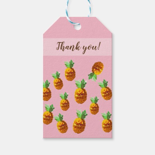Ananas Custom Gift Labels Cadeaulabel (Voorkant)