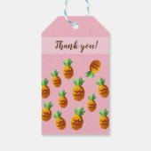 Ananas Custom Gift Labels Cadeaulabel (Achterkant)