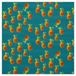 Ananas Custom Polyester Weave Fabric Stof