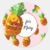 Ananas Custom Sticker (Voorkant)