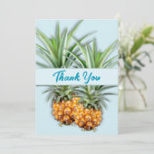 ananas Dank je Passen getrouwd Coupé Kaart (Staand voorkant)