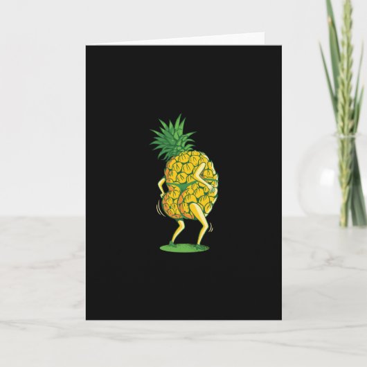 ananas dansen kaart (Voorkant)