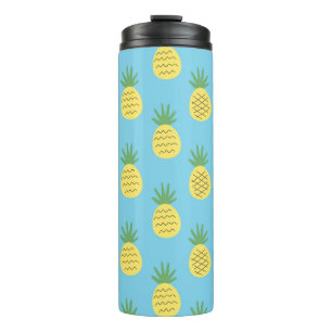 Ananas Delight: Tropische fruitprint Thermosbeker