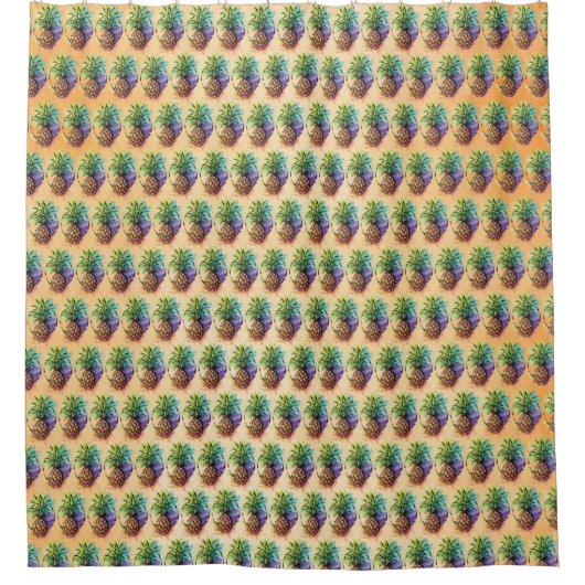 Ananas Douchegordijn (Voorkant)