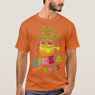 ananas Draag zonnebril als een borst. T-shirt