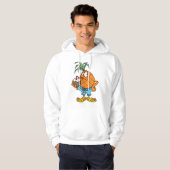 Ananas Drink kokosmelk Mannen Hoodie (Voorkant volledig)