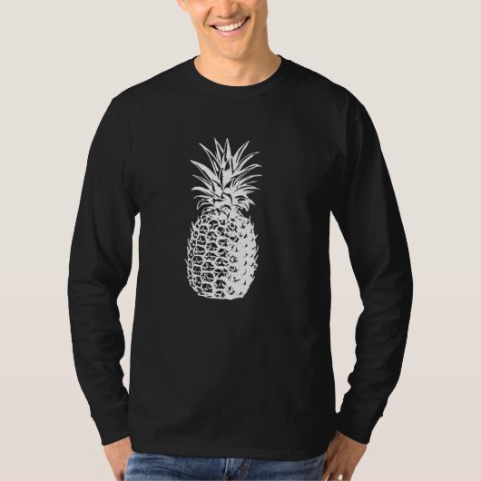 ANANAS Eenvoudige kunstwerk T-shirt (Voorkant)