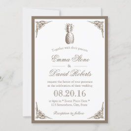  ananas Elegant Wedding Kaart