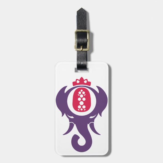 ananas Elephant Bagagelabel (Voorkant verticaal)