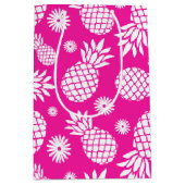 Ananas en Daisy roze witte cadeautas (Voorkant)