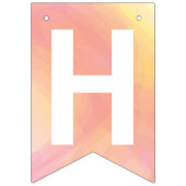 Ananas en Flamingo Happy Birthday Party Vlaggetjes (Tweede vlag)