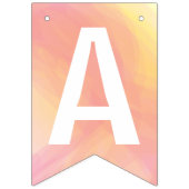 Ananas en Flamingo Happy Birthday Party Vlaggetjes (Derde vlag)