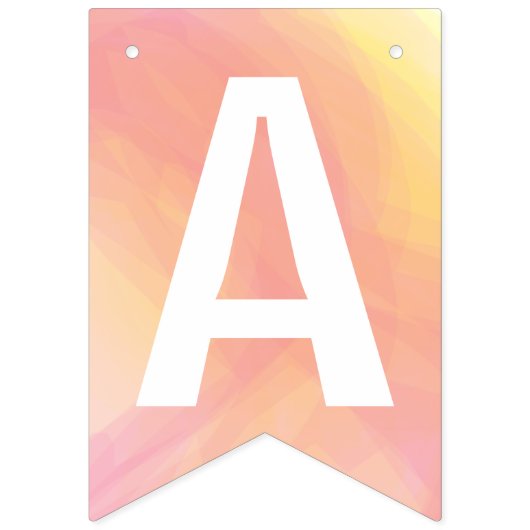 Ananas en Flamingo Happy Birthday Party Vlaggetjes (Derde vlag)