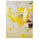 Ananas- en gember Fresca-cocktail Klembord (Achterkant)