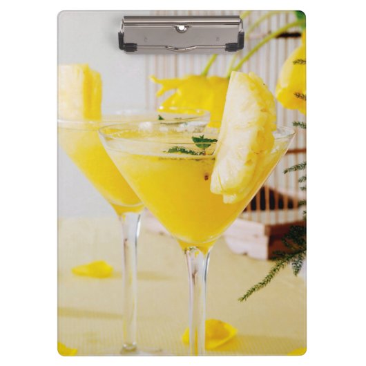 Ananas- en gember Fresca-cocktail Klembord (Voorkant)
