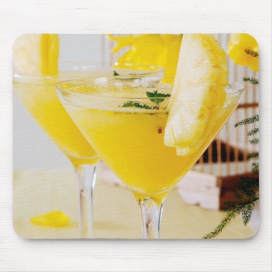 ananas en gember Fresca cocktail Muismat (Voorkant)