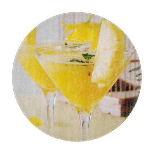 Ananas- en gember Fresca-cocktail Snijplank (Voorkant)