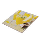 ananas en gember Fresca cocktail Tegeltje (Zijkant)