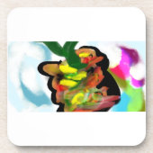 Ananas en golf bier onderzetter (Voorkant)