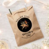 Ananas en Hibiscus Tropical Hawaiian Bedankzakje (Geknipt)