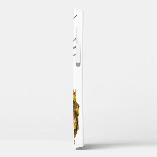 Ananas en Jouw naam en monogram Case-Mate iPhone Case (Achterkant / Links)