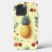 Ananas en kersen Case-Mate iPhone case (Achterkant)