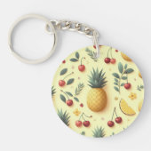 Ananas en kersen sleutelhanger (Voorkant)