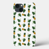 Ananas- en palmbladeren Case-Mate iPhone case (Achterkant)