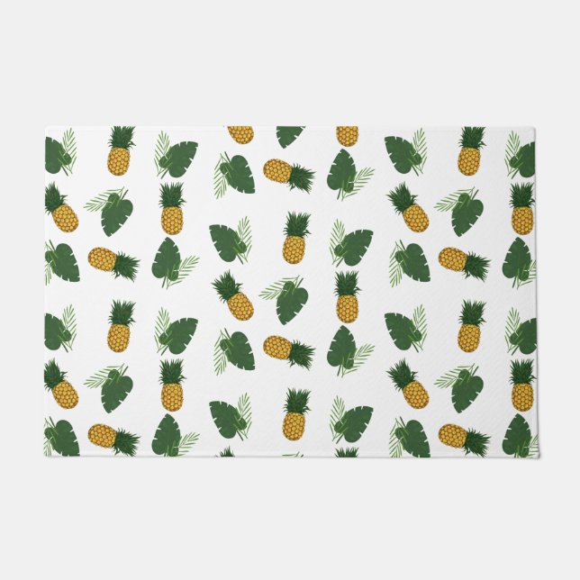 Ananas- en palmbladeren deurmat (Voorkant)