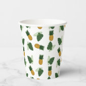 Ananas- en palmbladeren papieren bekers (Voorkant)