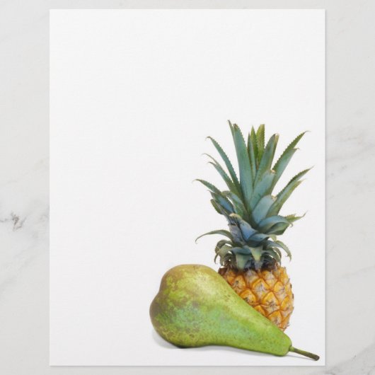 Ananas en peren flyer (Voorkant)