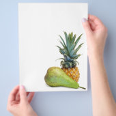 Ananas en peren flyer (Hand)