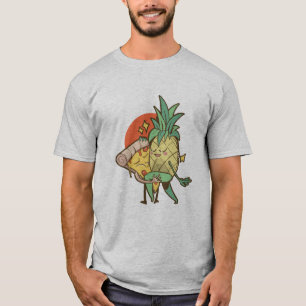 Ananas en Pizza in Love T-shirt