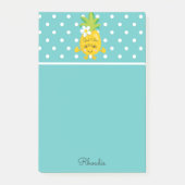 Ananas en Polka Dot Post-it® Notes (Voorkant)
