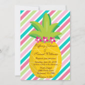 ananas en regenboogstripes kaart (Voorkant)