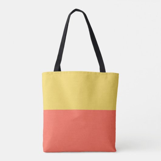 ananas en roze pompelmoes tote bag (Achterkant)