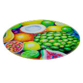 Ananas en tropische vruchten. Bestel nu Snijplank (Hoek)