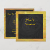 Ananas en Zwarte Partij Kaart (Voorkant / Achterkant)