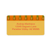 ananas etiket (Voorkant)