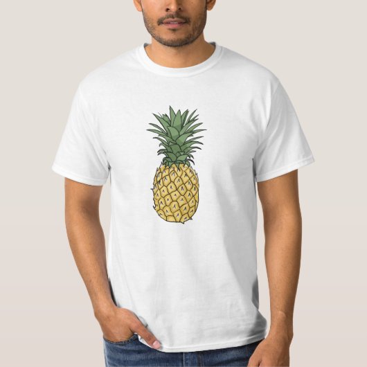 ananas-expressie t-shirt (Voorkant)