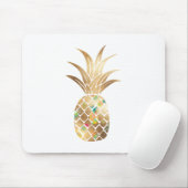 ananas, Faux Gold+Collage Muismat (Met muis)