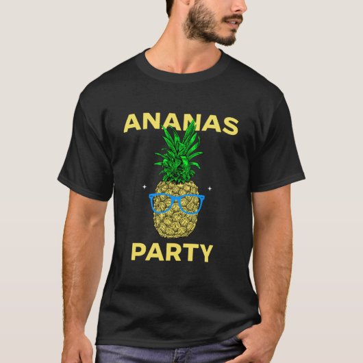 Ananas Feest T-shirt (Voorkant)