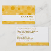 Ananas Fizz business white stripe card sjabloon Visitekaartje (Voorkant / Achterkant)