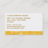 Ananas Fizz business white stripe card sjabloon Visitekaartje (Achterkant)