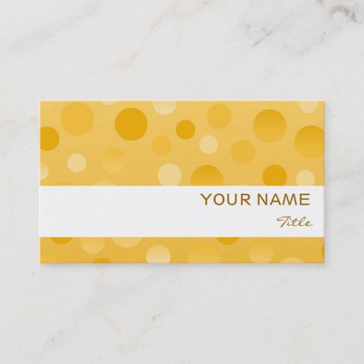 Ananas Fizz business white stripe card sjabloon Visitekaartje (Voorkant)
