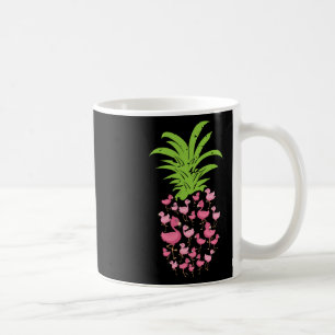 Ananas Flamingo Aloha Stranden Hawaï - Roze Beer Koffiemok
