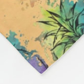 Ananas Fleece Deken (Hoek)
