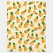Ananas Fleece Deken (Voorkant)